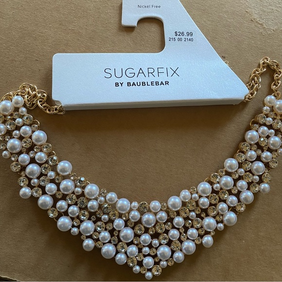 COPY - SUGARFIX by BaubleBar Pearl Statement Necklace NWT - Picture 6 of 7